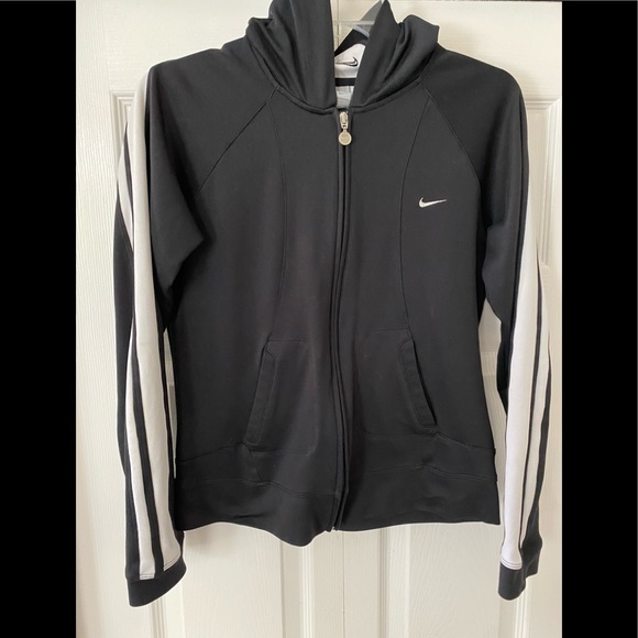 Vintage Nike Zip up Hoodie Track Jacket M - Picture 3 of 16